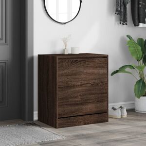 Latitude Run 10 Pair Shoe Storage Cabinet Brown Oak 10 Latitude Run 10 Pair Shoe Storage Cabinet Brown Oak 10