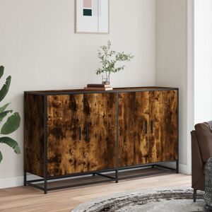 Borough Wharf Sideboard 134X35x76 Cm Engineered Wood Smoked Oak 76cm H X 134cm W X 35cm D Borough Wharf Sideboard 134X35x76 Cm Engineered Wood Smoked Oak 76cm H X 134cm W X 35cm D
