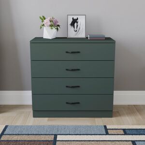 Hashtag Home Maybery 4 Drawer Chest Jasper Green 72cm H X 75cm W X 36cm D Hashtag Home Maybery 4 Drawer Chest Jasper Green 72cm H X 75cm W X 36cm D