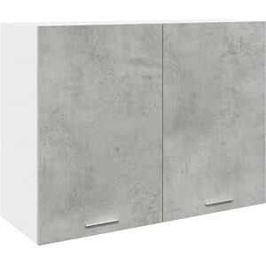 Latitude Run Hanging Cabinet Lyon Concrete Grey 80x31x60 cm Engineered Wood Concrete grey 80cm W X 60cm H X 31cm D Latitude Run Hanging Cabinet Lyon Concrete Grey 80x31x60 cm Engineered Wood Concrete grey 80cm W X 60cm H X 31cm D