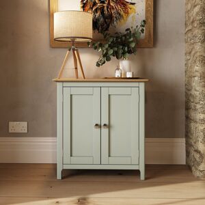 Lark Manor Casiano 2 Door Compact Sideboard Buffet Storage Cabinet. 65cm Wide. Polished Chrome Handles. Fully Assembled. Green 67cm H X 65cm W X 33cm D Lark Manor Casiano 2 Door Compact Sideboard Buffet Storage Cabinet. 65cm Wide. Polished Chrome Handles. Fully Assembled. Green 67cm H X 65cm W X 33cm D