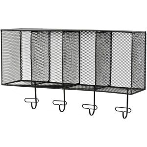 Rio Maniscalco Metal Accent Shelf Black 35.5cm H X 60cm W X 15.5cm D Rio Maniscalco Metal Accent Shelf Black 35.5cm H X 60cm W X 15.5cm D