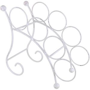 Marlow Home Co. Ingrassia 4 Bottle Tabletop Wine Bottle Rack White 33cm H X 36.5cm W X 19cm D Marlow Home Co. Ingrassia 4 Bottle Tabletop Wine Bottle Rack White 33cm H X 36.5cm W X 19cm D