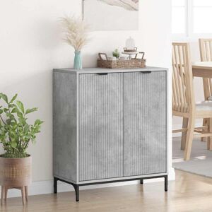 17 Stories Sideboard Smoked Oak 69.5 X 33 X 82 Cm Engineered Wood Concrete Grey 82cm H X 69.5cm W X 33cm D 17 Stories Sideboard Smoked Oak 69.5 X 33 X 82 Cm Engineered Wood Concrete Grey 82cm H X 69.5cm W X 33cm D