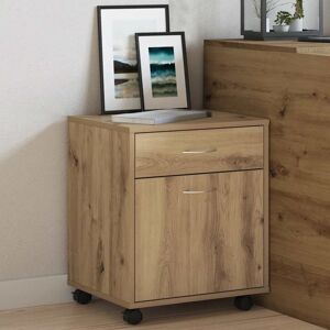 Alpen Home Arpelar 1 Drawer Filing Cabinet Artisan Oak 54cm H X 45cm W X 38cm D Alpen Home Arpelar 1 Drawer Filing Cabinet Artisan Oak 54cm H X 45cm W X 38cm D
