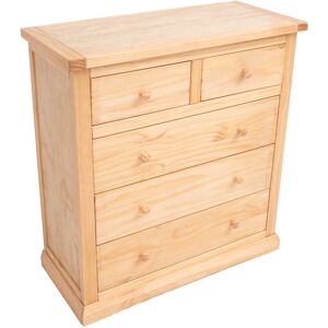 Marlow Home Co. Hidevale 5 Drawer 90Cm W Chest Waxed 95cm H X 90cm W X 40cm D Marlow Home Co. Hidevale 5 Drawer 90Cm W Chest Waxed 95cm H X 90cm W X 40cm D