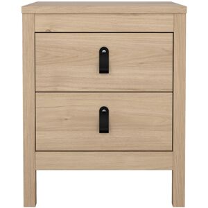 Latitude Run Ameiya Bedside Table 2 Drawers in Jackson Hickory Oak Brown 54.1cm H X 43.8cm W X 38.4cm D Latitude Run Ameiya Bedside Table 2 Drawers in Jackson Hickory Oak Brown 54.1cm H X 43.8cm W X 38.4cm D