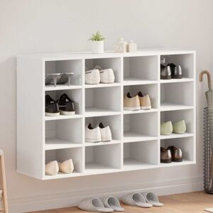 Metro Shoe Cabinet Concrete 103 X 30 X 67 Cm Engineered Wood White 16 Metro Shoe Cabinet Concrete 103 X 30 X 67 Cm Engineered Wood White 16