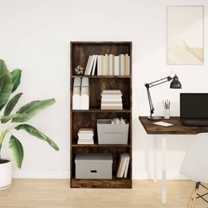 Zipcode Design athema Bookcase Smoked Oak (4 Shelves) 143cmH x 60cmW x 24cmD Zipcode Design athema Bookcase Smoked Oak (4 Shelves) 143cmH x 60cmW x 24cmD