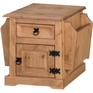 Brambly Cottage Bridewell Magazine Rack Antique Wax 52cm H X 54cm W X 38cm D Brambly Cottage Bridewell Magazine Rack Antique Wax 52cm H X 54cm W X 38cm D