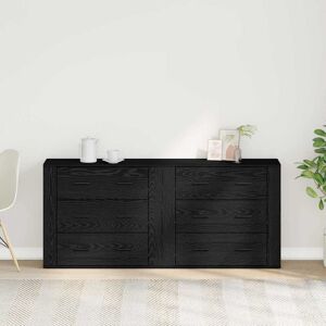 Latitude Run Sideboard Black Oak 160 X 33 X 70 Cm Engineered Wood Black oak 70cm H X 160cm W X 33cm D Latitude Run Sideboard Black Oak 160 X 33 X 70 Cm Engineered Wood Black oak 70cm H X 160cm W X 33cm D