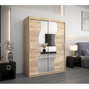 Metro Plainsboro 2 Door Wardrobe Oak Sonoma 200Cm H x 150Cm W x 62Cm D Metro Plainsboro 2 Door Wardrobe Oak Sonoma 200Cm H x 150Cm W x 62Cm D