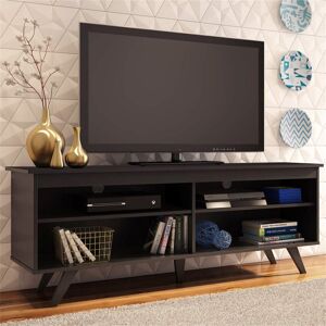 George Oliver Ellett TV Stand Entertainment Center with 4 Shelves and Cable Management for 55, 65 Inch TV Media Storage Gaming Media Console Living Room and Bedroom Black 65" George Oliver Ellett TV Stand Entertainment Center with 4 Shelves and Cable Management for 55, 65 Inch TV Media Storage Gaming Media Console Living Room and Bedroom Black 65"