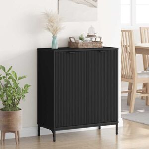 17 Stories Sideboard Smoked Oak 69.5 X 33 X 82 Cm Engineered Wood Black 82cm H X 69.5cm W X 33cm D 17 Stories Sideboard Smoked Oak 69.5 X 33 X 82 Cm Engineered Wood Black 82cm H X 69.5cm W X 33cm D