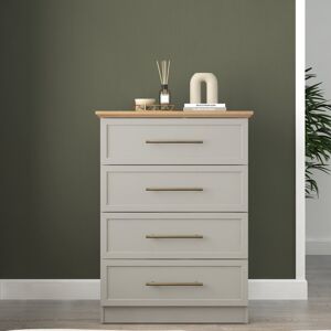 August Grove Cleverdon Feya 4 Drawer Chest Of Drawer Grey 94.6cm H X 69.6cm W X 38.8cm D August Grove Cleverdon Feya 4 Drawer Chest Of Drawer Grey 94.6cm H X 69.6cm W X 38.8cm D