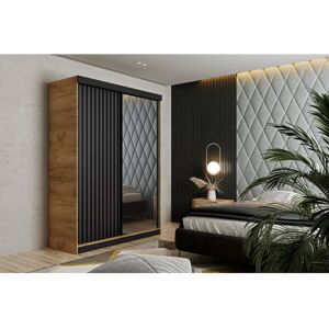Latitude Run Modern Large 2 Door Wardrobe Brown/Espresso 200cm H X 138cm W X 59cm D Latitude Run Modern Large 2 Door Wardrobe Brown/Espresso 200cm H X 138cm W X 59cm D