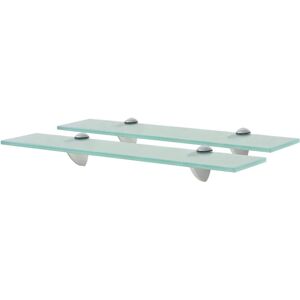 Latitude Run 2 Piece Floating Shelf Clear 0.8cm H x 50cm W x 20cm D Latitude Run 2 Piece Floating Shelf Clear 0.8cm H x 50cm W x 20cm D