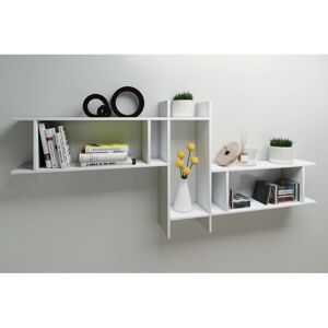 Latitude Run Trip Floating Shelf White 80cm H X 188cm W X 19cm D Latitude Run Trip Floating Shelf White 80cm H X 188cm W X 19cm D