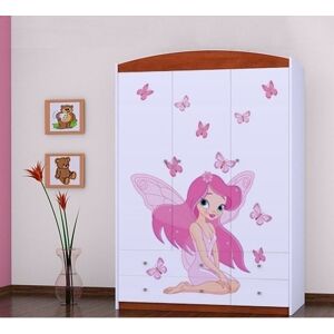 Zoomie Kids Wilczek 3 Door Wardrobe Red 180cm H X 133cm W X 54cm D Zoomie Kids Wilczek 3 Door Wardrobe Red 180cm H X 133cm W X 54cm D