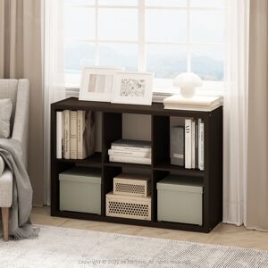 Latitude Run Leel Bookcase Dark Oak 111cm H x 76cm W x 37cm D Latitude Run Leel Bookcase Dark Oak 111cm H x 76cm W x 37cm D