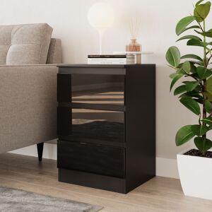 17 Stories Gloss 3 Drawer Skagen High Wooden Bedroom Chest Cabinet No Handle Drawer Storage Black 61.5cm H X 40cm W X 35cm D 17 Stories Gloss 3 Drawer Skagen High Wooden Bedroom Chest Cabinet No Handle Drawer Storage Black 61.5cm H X 40cm W X 35cm D