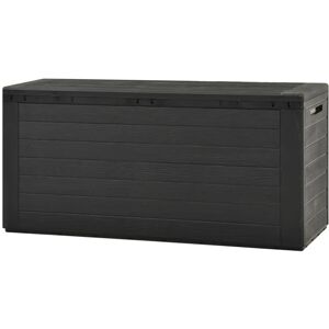 WFX Utility Garden 290 L Plastic Storage Box Anthracite 55cm H X 44cm W X 116cm D WFX Utility Garden 290 L Plastic Storage Box Anthracite 55cm H X 44cm W X 116cm D