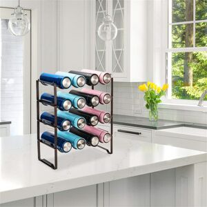 Latitude Run 16 Bottle Wine Bottle Rack Bronze 43cm H X 39cm W X 18cm D Latitude Run 16 Bottle Wine Bottle Rack Bronze 43cm H X 39cm W X 18cm D