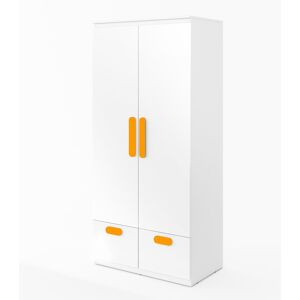 Symple Stuff Replay 2 Door Wardrobe Orange 192cm H X 90cm W X 50cm D Symple Stuff Replay 2 Door Wardrobe Orange 192cm H X 90cm W X 50cm D