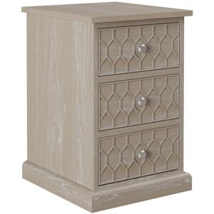 Rosalind Wheeler Gassville 3 Drawer Bedside Table Natural 60cm H X 40cm W X 44cm D Rosalind Wheeler Gassville 3 Drawer Bedside Table Natural 60cm H X 40cm W X 44cm D