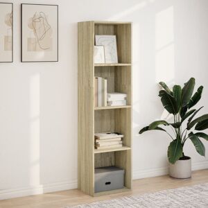 Latitude Run Analuisa Bookcase Sonoma Oak (3 Shelves) 152cm H x 40cm W x 30cm D Latitude Run Analuisa Bookcase Sonoma Oak (3 Shelves) 152cm H x 40cm W x 30cm D