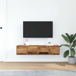 Alpen Home TV Cabinets 2 Pcs 31x25.5 Cm Engineered Wood Old Wood 60 cm Alpen Home TV Cabinets 2 Pcs 31x25.5 Cm Engineered Wood Old Wood 60 cm
