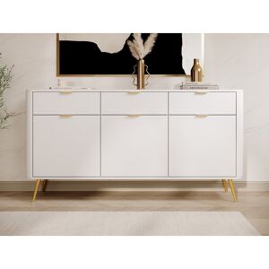 Canora Grey Aryal 163.5cm Sideboard White 84cm H X 163.5cm W X 38cm D Canora Grey Aryal 163.5cm Sideboard White 84cm H X 163.5cm W X 38cm D
