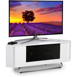Latitude Run Krenek TV Stand for TVs up to 50" White/Black 50" Latitude Run Krenek TV Stand for TVs up to 50" White/Black 50"