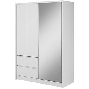 Ebern Designs Delcia 3 Door Sliding Wardrobe Sonoma Oak 214cm H X 154cm W X 62cm D Ebern Designs Delcia 3 Door Sliding Wardrobe Sonoma Oak 214cm H X 154cm W X 62cm D