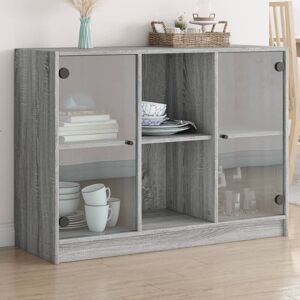17 Stories Sideboard 102X37x75.5 Cm Engineered Wood Grey Sonoma 75.5cm H X 102cm W X 37cm D 17 Stories Sideboard 102X37x75.5 Cm Engineered Wood Grey Sonoma 75.5cm H X 102cm W X 37cm D
