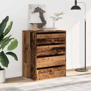17 Stories Corner Chest Of Drawers Concrete Grey 40X41x76 Cm Engineered Wood Old Wood 76cm H x 60cm W x 41cm D 17 Stories Corner Chest Of Drawers Concrete Grey 40X41x76 Cm Engineered Wood Old Wood 76cm H x 60cm W x 41cm D