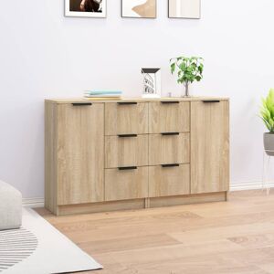 Latitude Run Hyok 120Cm Wide 6 Drawer Server Beige 70cm H X 60cm W X 30cm D Latitude Run Hyok 120Cm Wide 6 Drawer Server Beige 70cm H X 60cm W X 30cm D