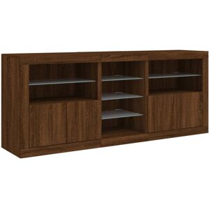 Metro Basibul 181.5 Cm Wide Sideboard Brown Oak 67cm H X 181.5cm W X 37cm D Metro Basibul 181.5 Cm Wide Sideboard Brown Oak 67cm H X 181.5cm W X 37cm D