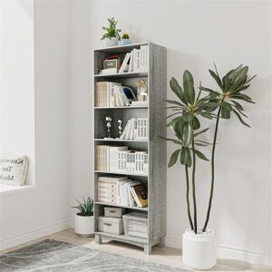 Latitude Run 6 Tier Wooden Shelf Bookcase Shelving Unit For Storage And Display, Ideal For Home Or Office Organization, Stylish & Durable Wooden Stand With Multipl Grey 180cm H X 60cm W X 30cm D Latitude Run 6 Tier Wooden Shelf Bookcase Shelving Unit For Storage And Display, Ideal For Home Or Office Organization, Stylish & Durable Wooden Stand With Multipl Grey 180cm H X 60cm W X 30cm D