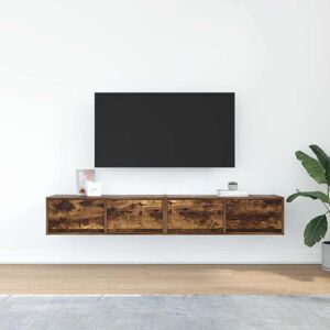 Alpen Home TV Cabinets 2 Pcs 31x25.5 Cm Engineered Wood Smoked Oak 80 cm Alpen Home TV Cabinets 2 Pcs 31x25.5 Cm Engineered Wood Smoked Oak 80 cm