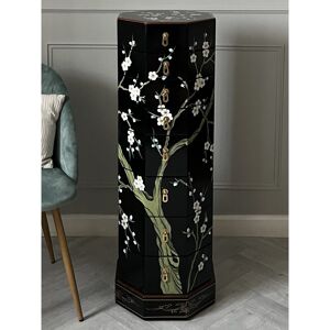 World Menagerie Blossom Esquivel 8 Drawer Chest Black 101cm H X 33cm W X 33cm D World Menagerie Blossom Esquivel 8 Drawer Chest Black 101cm H X 33cm W X 33cm D