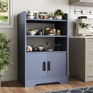 Lark Manor Capel Display Cabinet Grey 80cm H X 50cm W X 35cm D Lark Manor Capel Display Cabinet Grey 80cm H X 50cm W X 35cm D