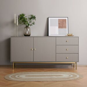 Fairmont Park Aiten - Large Sideboard - Cabinet With Storage Grey 78cm H X 160cm W X 40cm D Fairmont Park Aiten - Large Sideboard - Cabinet With Storage Grey 78cm H X 160cm W X 40cm D