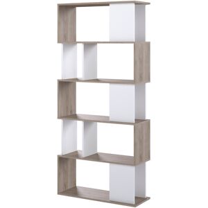 Ebern Designs Laquanza Bookcase White/Oak 173.5cm H X 80cm W X 29.5cm D Ebern Designs Laquanza Bookcase White/Oak 173.5cm H X 80cm W X 29.5cm D