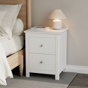 Lark Manor 45cm W Manufactured Wood Bedside Table White 56cm H X 45cm W X 40cm D Lark Manor 45cm W Manufactured Wood Bedside Table White 56cm H X 45cm W X 40cm D