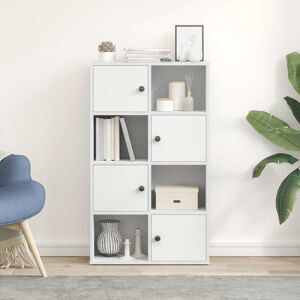 Borough Wharf Bookcase Concrete Grey 60X24x101.5 Cm Engineered Wood White 101.5cm H X 60cm W X 24cm D Borough Wharf Bookcase Concrete Grey 60X24x101.5 Cm Engineered Wood White 101.5cm H X 60cm W X 24cm D