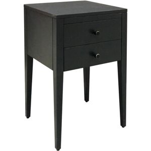 Rosalind Wheeler Charade 2 Drawer Bedside Table Black 60cm H X 40cm W X 35cm D Rosalind Wheeler Charade 2 Drawer Bedside Table Black 60cm H X 40cm W X 35cm D