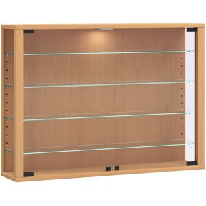 Metro Carlethia Display Cabinet Beech 39cm H X 42cm W X 18cm D Metro Carlethia Display Cabinet Beech 39cm H X 42cm W X 18cm D