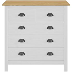 Brambly Cottage Millwood 4 Drawer Chest Honey Brown/White 80cm H X 79cm W X 40cm D Brambly Cottage Millwood 4 Drawer Chest Honey Brown/White 80cm H X 79cm W X 40cm D