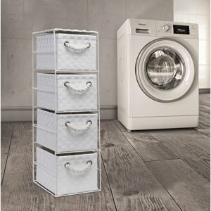 August Grove Singleton 4 Drawer 18Cm W Solid Wood Chest Of Drawers White/White 65cm H X 18cm W X 25cm D August Grove Singleton 4 Drawer 18Cm W Solid Wood Chest Of Drawers White/White 65cm H X 18cm W X 25cm D